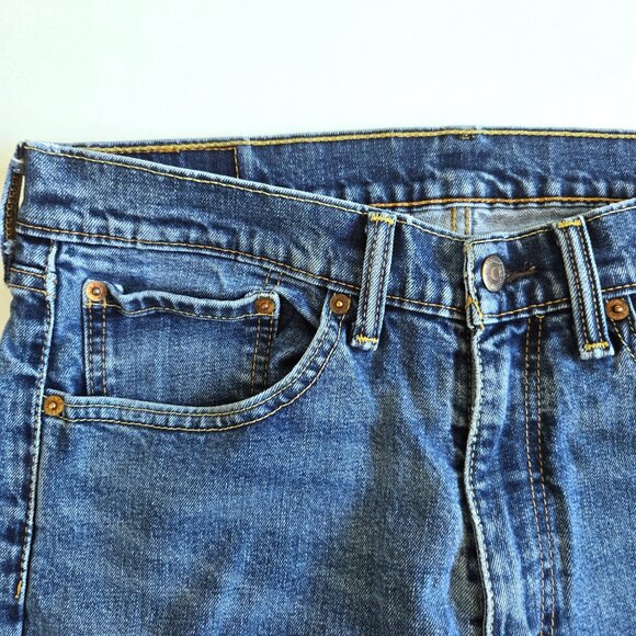 Men's Levi's 503 Jeans Straight Leg Medium Stonewash Vintage EUC 31 x 29 - Picture 2 of 5